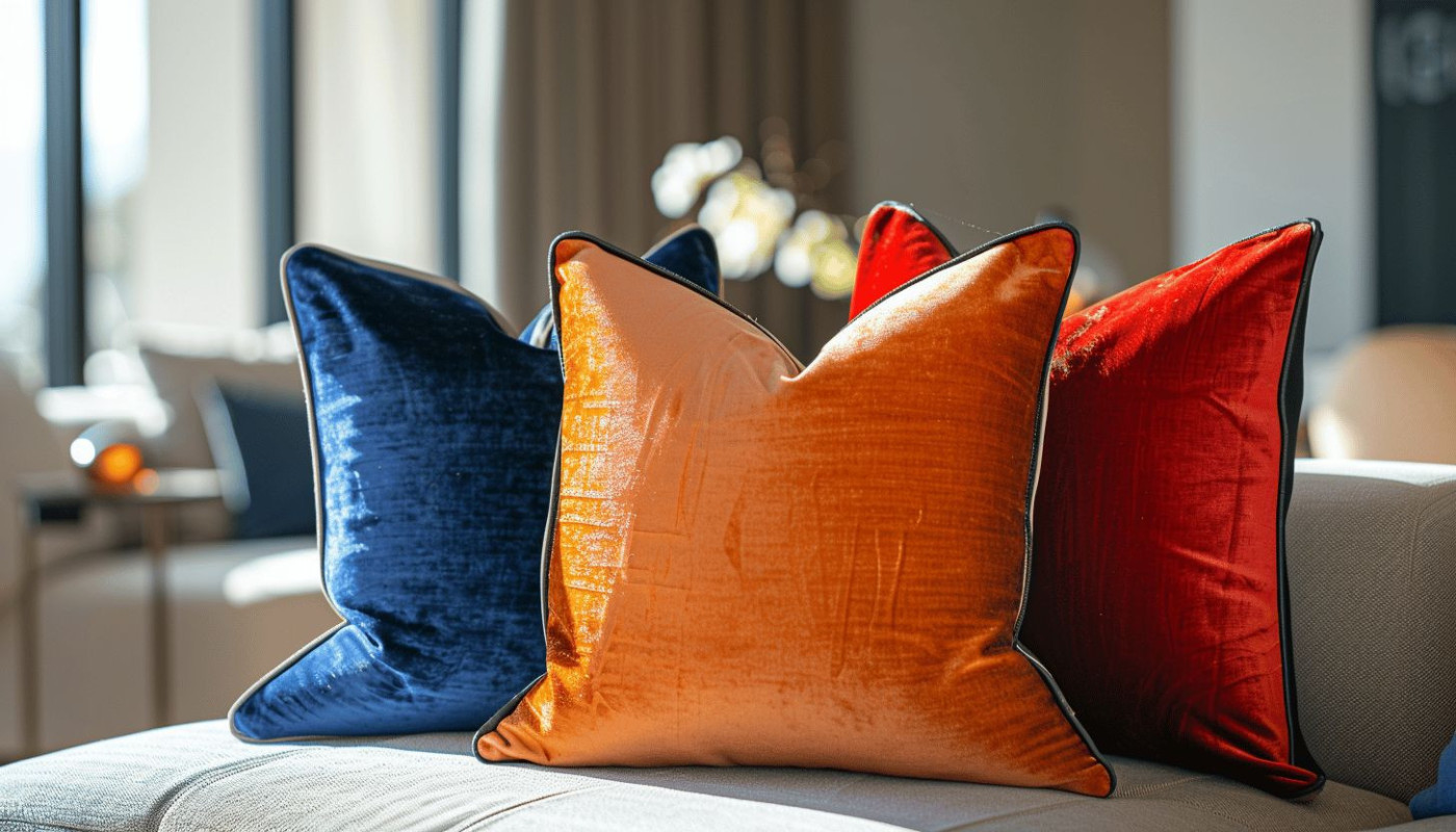 Apportez du confort et de l'élégance à votre intérieur avec les coussins Harmony en velours