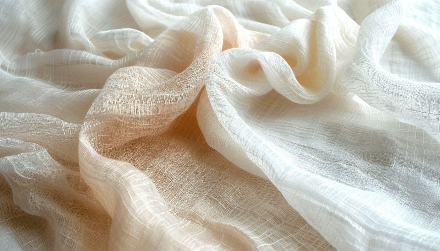 Découverte du drap gaze de coton et de la housse de couette en voile de coton