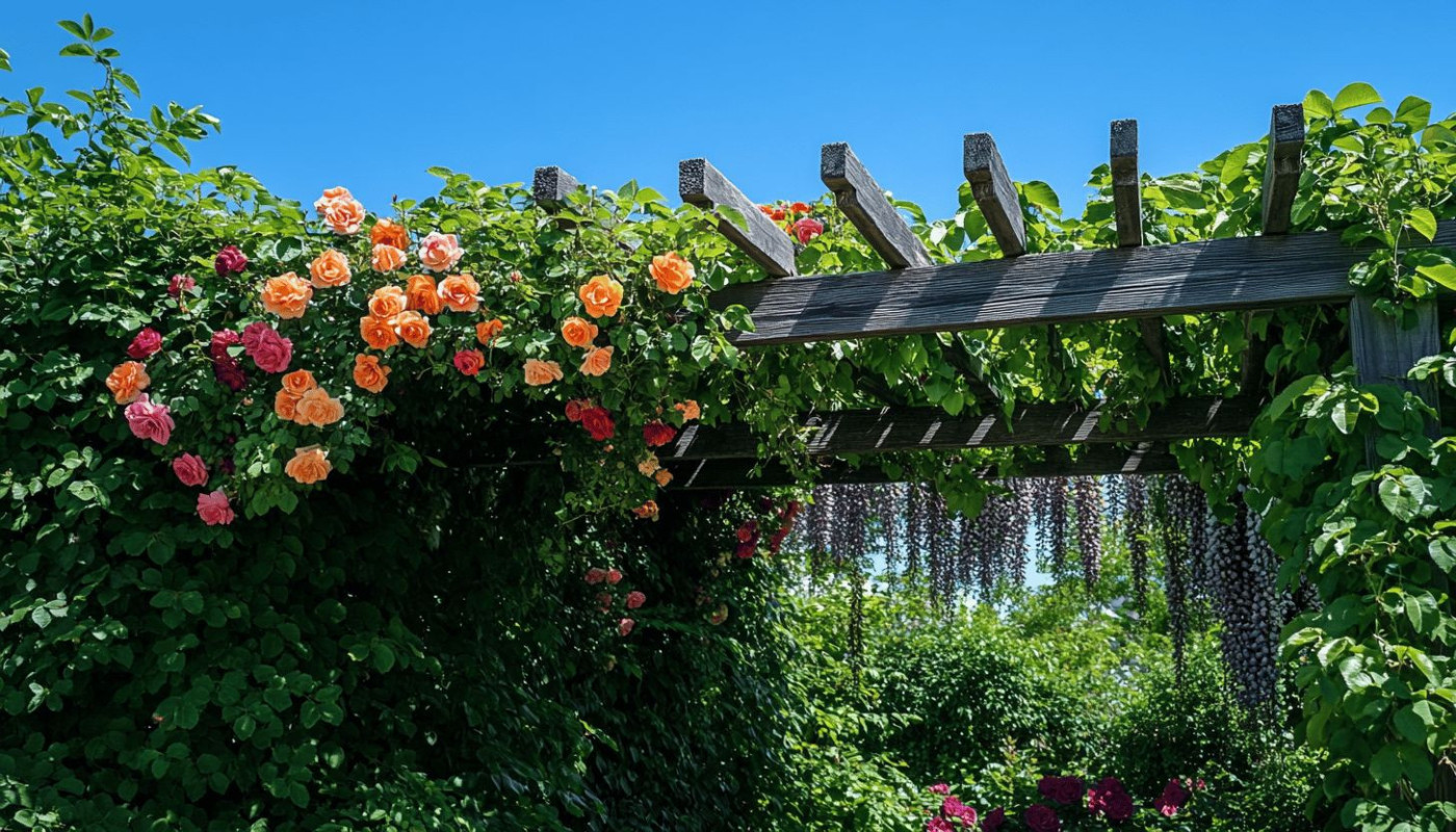 Guide pour choisir les meilleures plantes grimpantes pour pergolas