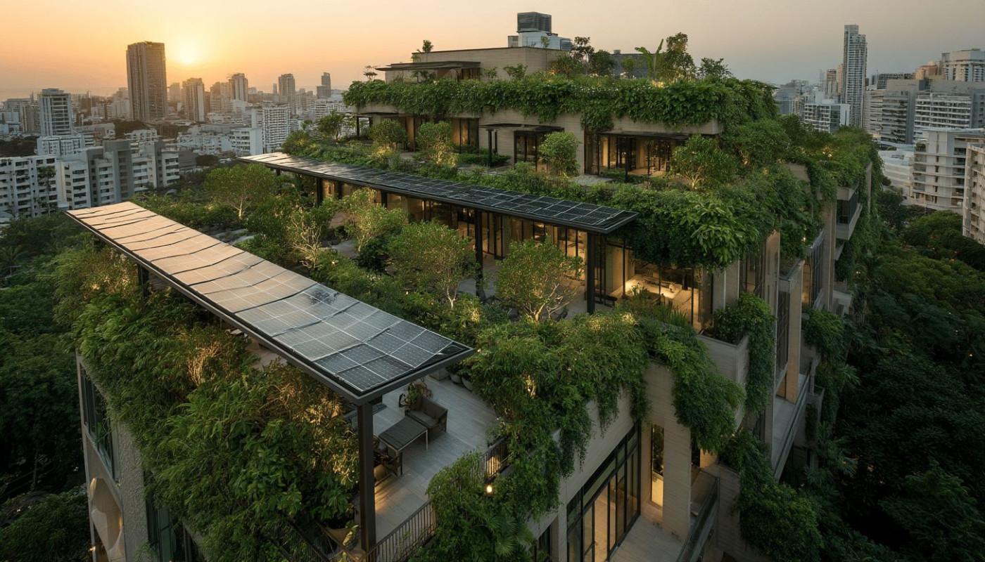 Jardins urbains et énergie solaire synergie pour un espace vert durable