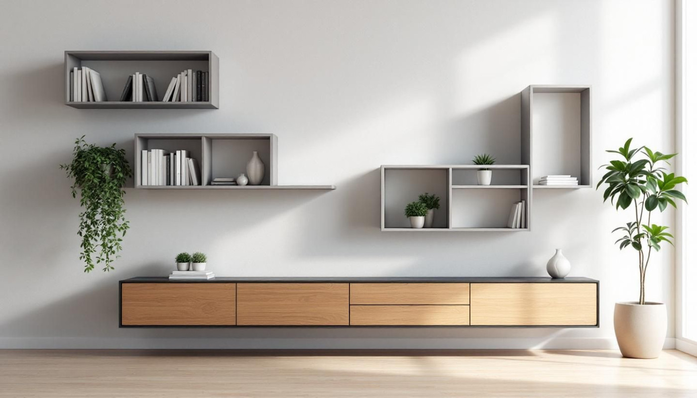 Maximiser l'espace avec une bibliothèque murale sur mesure