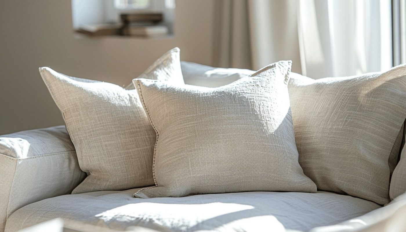 Redécorer votre intérieur avec les coussins Harmony en lin pour un style épuré